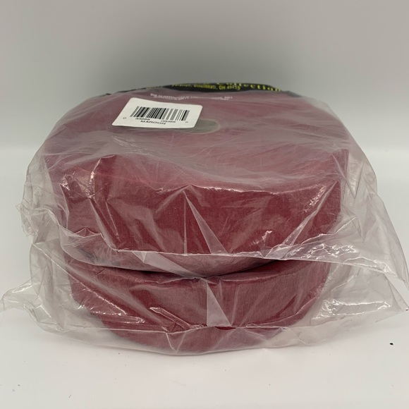 Maroon Streamer 2 Rolls - Picture 2 of 3